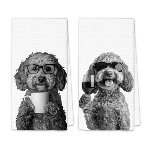 Pcs cockapoo dog coffee wine - pcs,