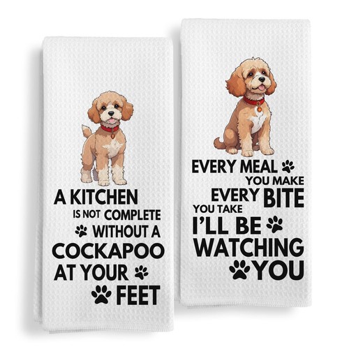 Funny cockapoo dog kitchen - funny,