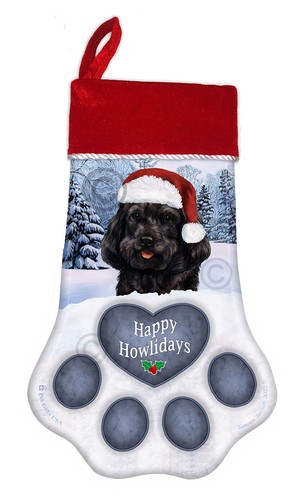 Cockapoo holiday christmas - holiday,