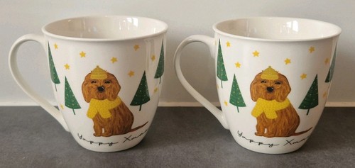 Pair milly green large mugs - green,