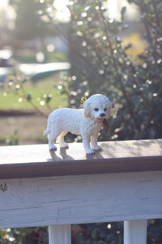 Cockapoo dog figurine - cockapoo,